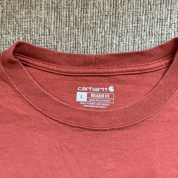 Carhartt Casual Orange Short Sleeve Tee with Graphic Detail - Picture 8 of 10